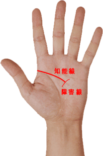 手相 知能線 障害線